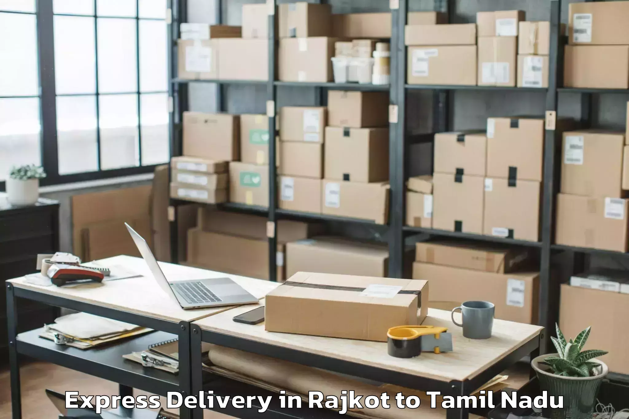 Get Rajkot to Ponneri Express Delivery